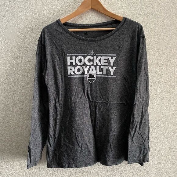 adidas Tops - Los Angeles Kings NHL adidas Hockey Royalty Long Sleeve Shirt Women's Large